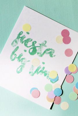confetti kaart fiesta big time  1055511