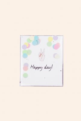 confetti kaart happy day  1055527
