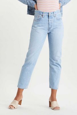 licht blauwe 501 high waist jeans crop jeans 36200-0124