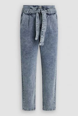high waist balloon jeans met ceintuur daktona stonewash 91204