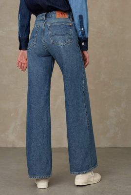 sustainable high waist flared jeans jane K210101504