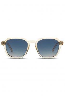 transparante zonnebril met blauwe glazen matty blue sands kom-s9526