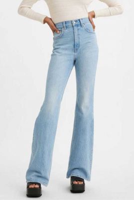 lichte high waist flared jeans 70's high flare jeans a0899-0015