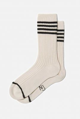 Tennis sokken met streep