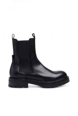 zwarte chelsea boots met extra lip katelyn boots black 21526