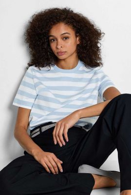 T-shirt essential striped boxy tee