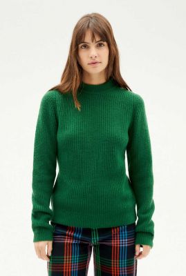 Hera groene wollen trui