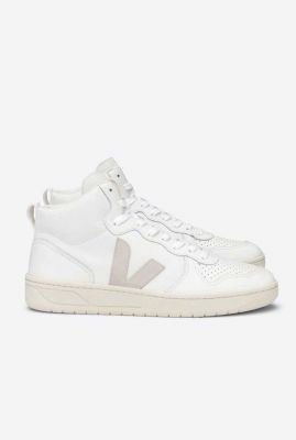 hoge wit leren sneakers v-15 leather white VQ0201270A