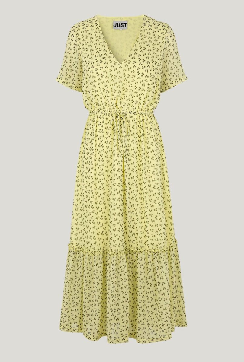 Er is een trend barsten Toevlucht licht gele maxi jurk met all-over botanische print percy maxi dress |  Tally-ho