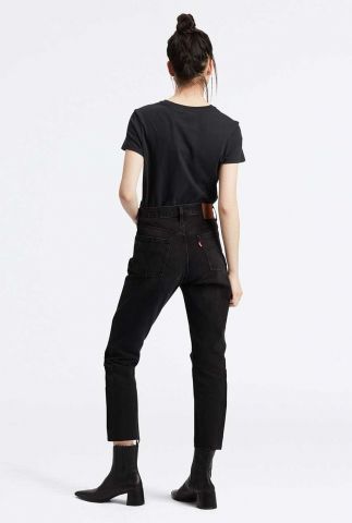 Zwarte 501 crop jeans 