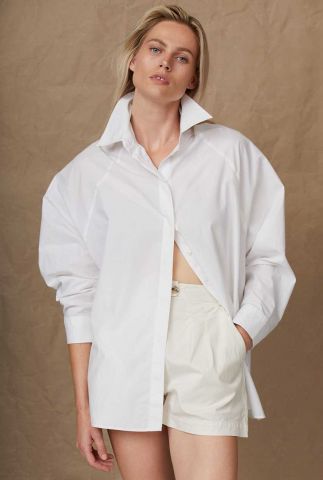 Witte oversized blouse mila