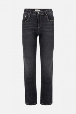 zwarte cropped jeans met straight fit lilias LP0146