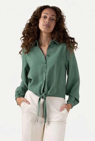 Groene blouse bois shirt