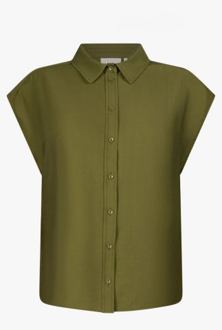 blouse Benoite shirt s/l groen XS