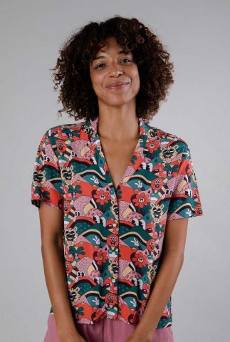 Yeye weller aloha blouse