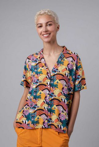 Kleurrijke blouse yeye weller aloha