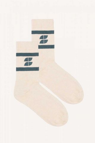 sokken logo uni socks blauw ONE