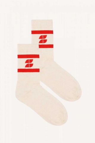 sokken logo uni socks rood ONE