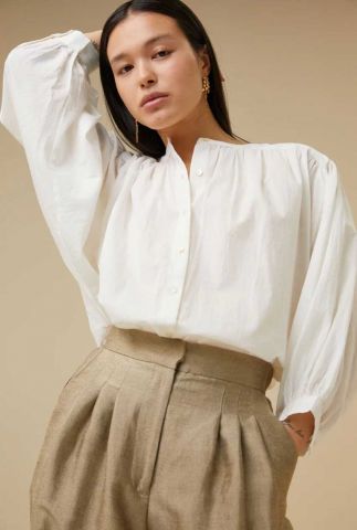 blouse lucy chambric blouse off white S
