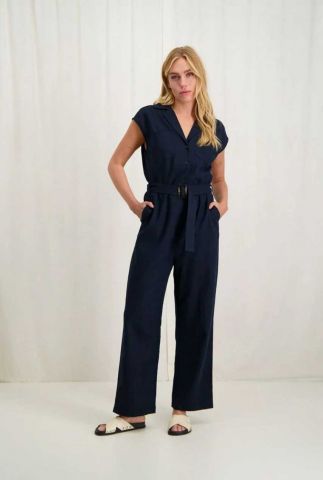 S24_18_ KENDALL JUMPSUIT donker blauw XS