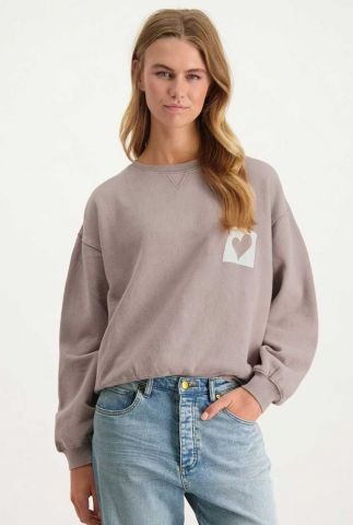 Peggy taupe kleurige sweater