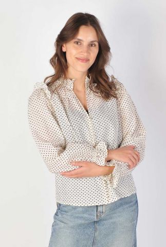 blouse ChessCC Dot Shirt off white XS