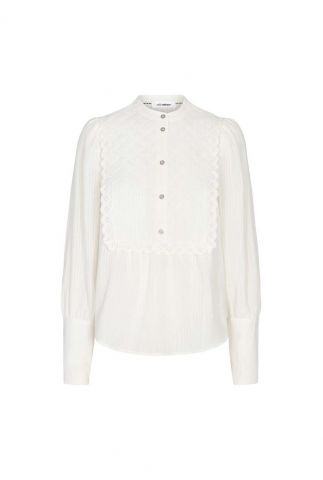 off-white ingeweven top met broderie magna quilt shirt 35011