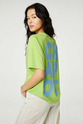 CLT-306-TSH-SS24 Fay Chapot Lime T-shirt groen XS