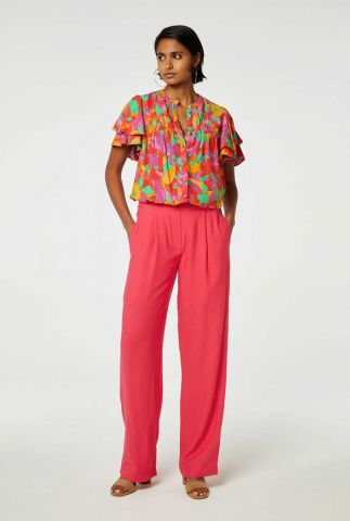 CLT-288-TRS-SS24 Neale Trousers Tomato rood 36