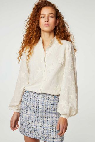 Crèmekleurige blouse jonny blouse