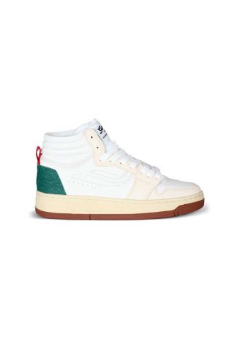 off-white sneakers met groene details g-bounce sugar pina
