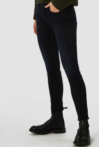 Zwarte slim fit jeans juno high