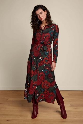 maxi jurk met bloemenprint olive maxi dress gossip 07398
