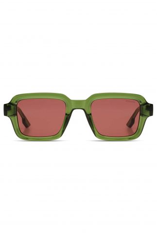 groene zonnebril met roze glazen lionel fern kom-s9852