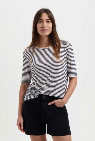 2024135 Olivia Striped T-Shirt navy XS