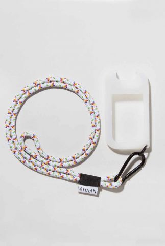siliconen hoes en keycord voor hand sanitizer lanyard shake it up