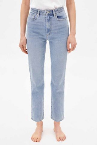lichte mom jeans met high waist lejaa 30003267