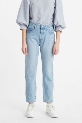 lichte straight fit jeans 501® crop jeans luxor 36200-0124