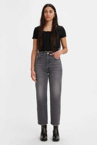 Ribcage straight ankle jeans