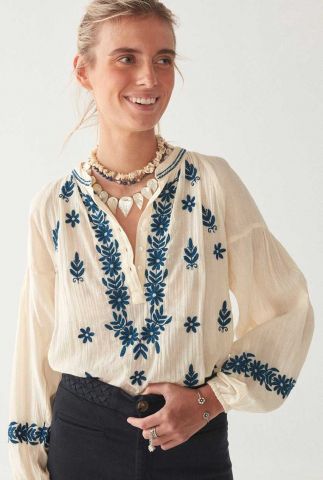 Embroidered blouse lina