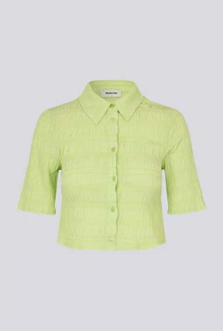 Groene cropped blouse hamsonmd