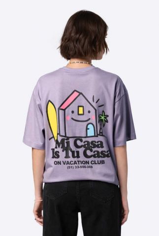 t-shirt Mi Casa T-Shirt paars XS
