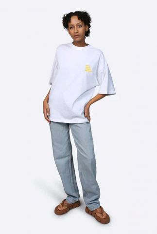 wit t-shirt met tekst easy peasy lemon squeezy ovc-t110-wht