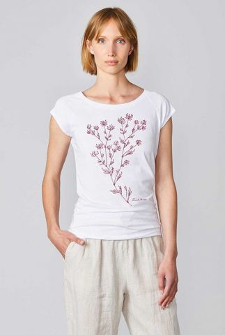 Wit t-shirt sea fennel bamboo