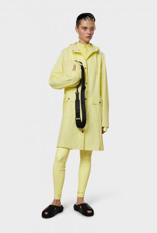 merknaam Gewoon Mart lichtgele regenjas met ceintuur curve jacket straw 18130