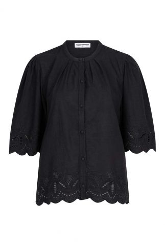 Zwarte blouse sade