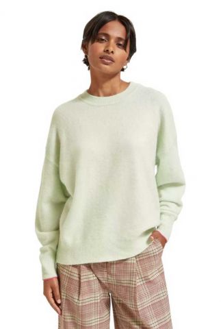 Fuzzy crewneck sweater 174787