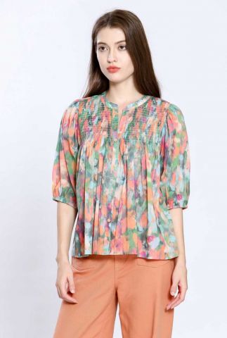 Gekleurde blouse 24111214