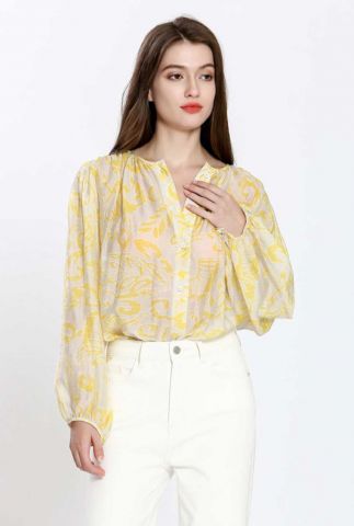 blouse 24112051 geel 40