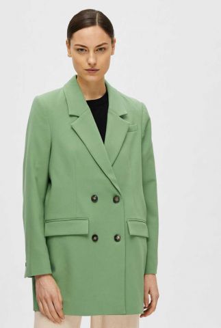 groene oversized blazer met structuur myna relaxed blazer 16087543